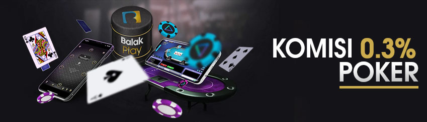 Komisi Poker 0.3%