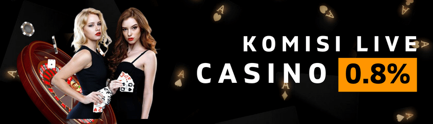Komisi Casino 0.8%